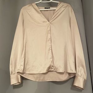 Dynamite satin long sleeve top